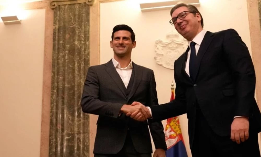 Σερβία: Ο Ν.Τζόκοβιτς επισκέφθηκε το προεδρικό μέγαρο